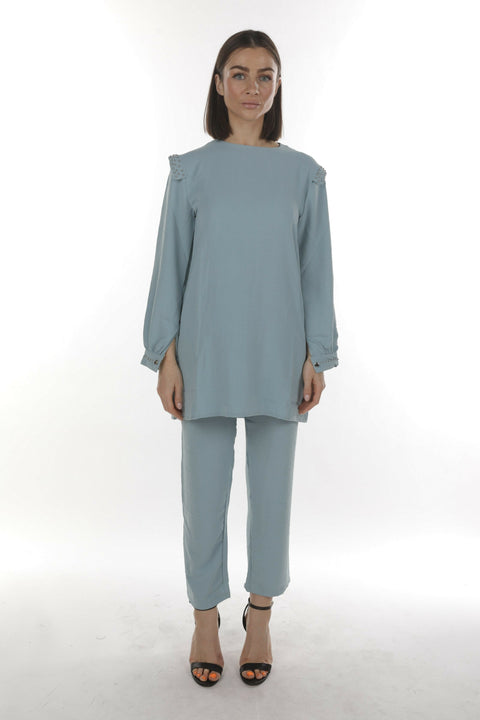 MY PEANUT Aysel Aerobin Co-ord in Camel