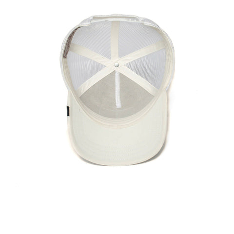 The Queen Bee Trucker Hat White