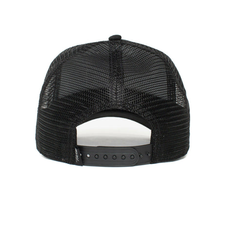The Lone Wolf Trucker Hat Black