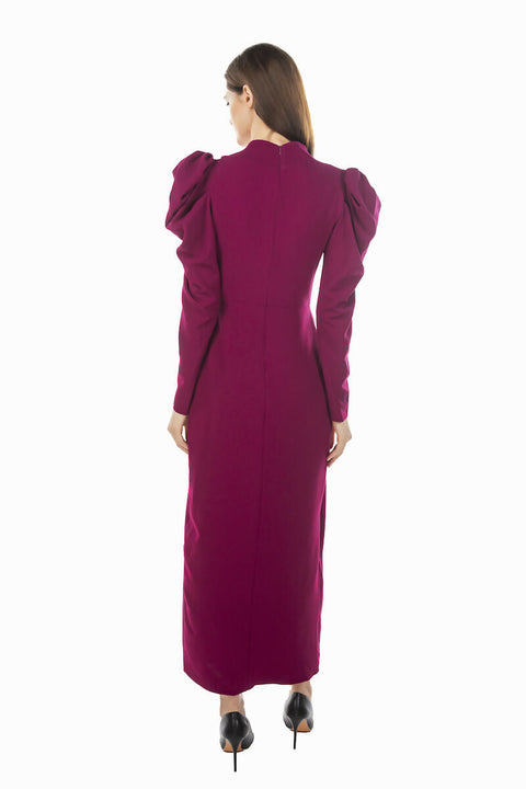 MY PEANUT Sebnem Draped Party Dress