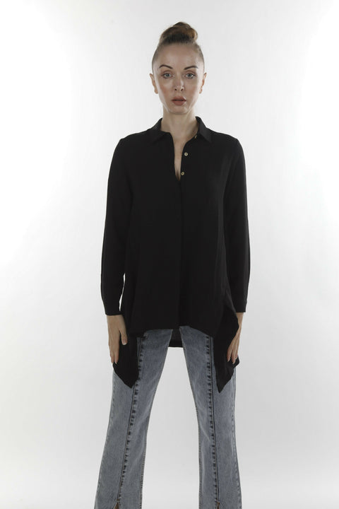 MY PEANUT Rhe Asymmetric Shirt
