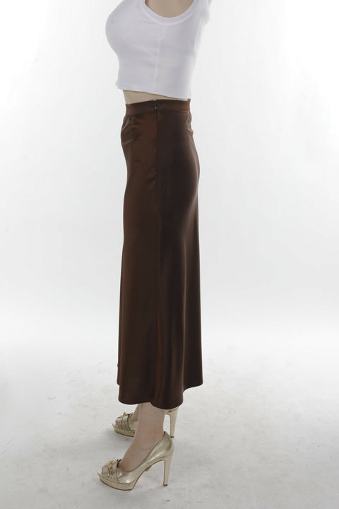 MY PEANUT Bitter Satin Skirt